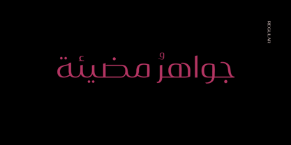 Layla pro Arabic Regular Font preview