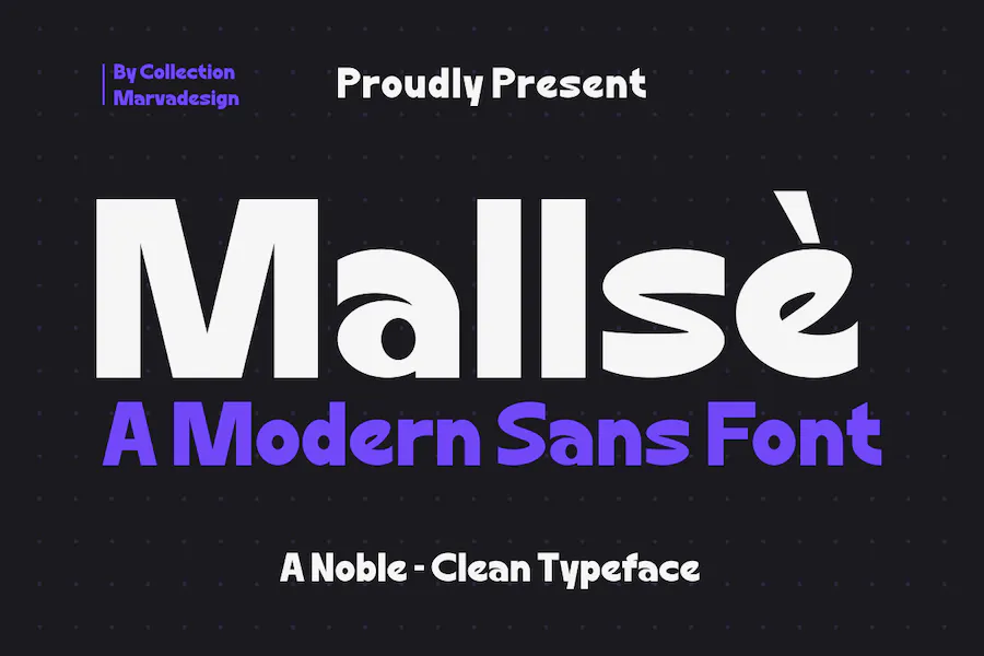 Mallse Regular Font preview