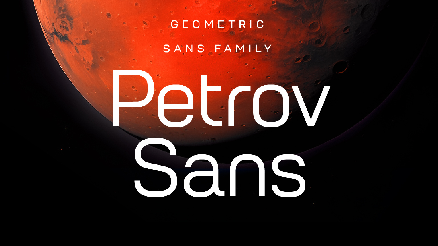 Petrov Sans Extra Bold Font preview