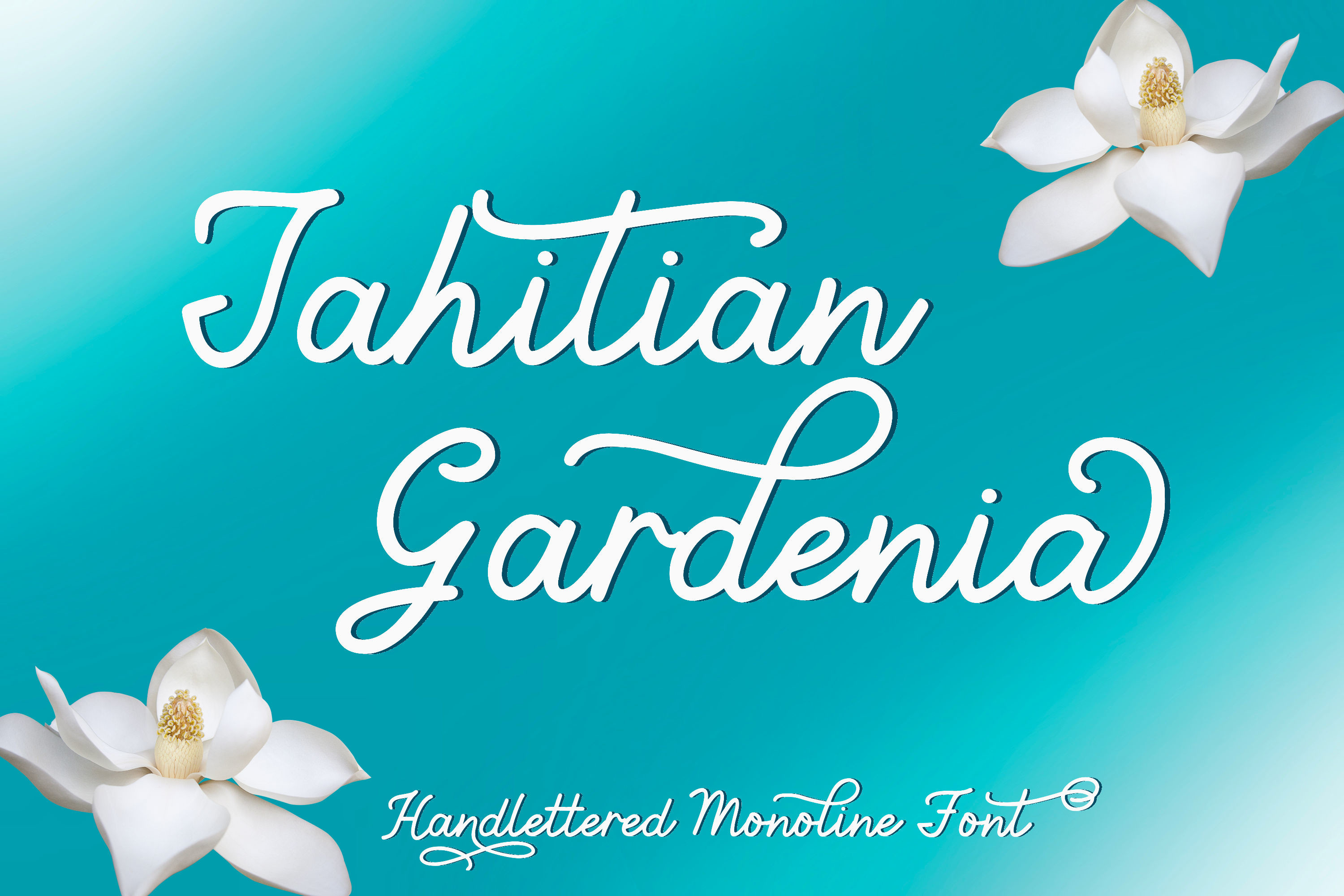 Tahitian Gardenia Font preview