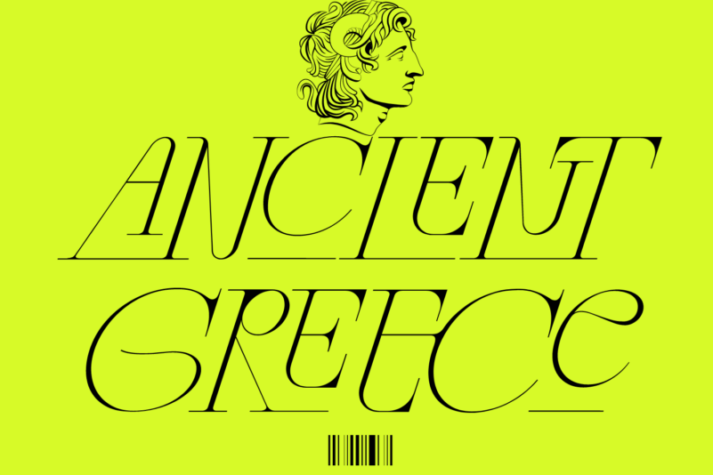 Ancient Greece Regular Font preview