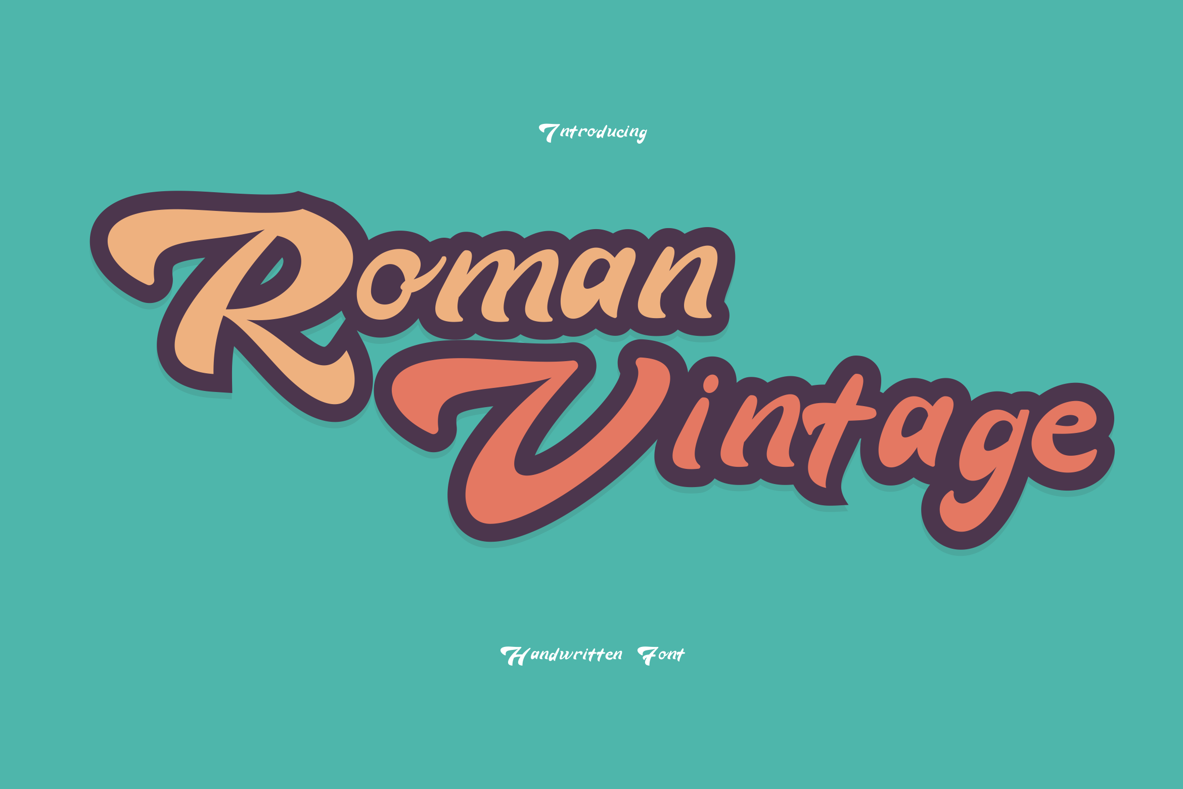 Roman Vintage Font preview