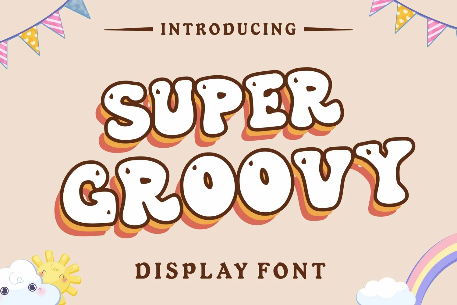 Super Groovy Font preview