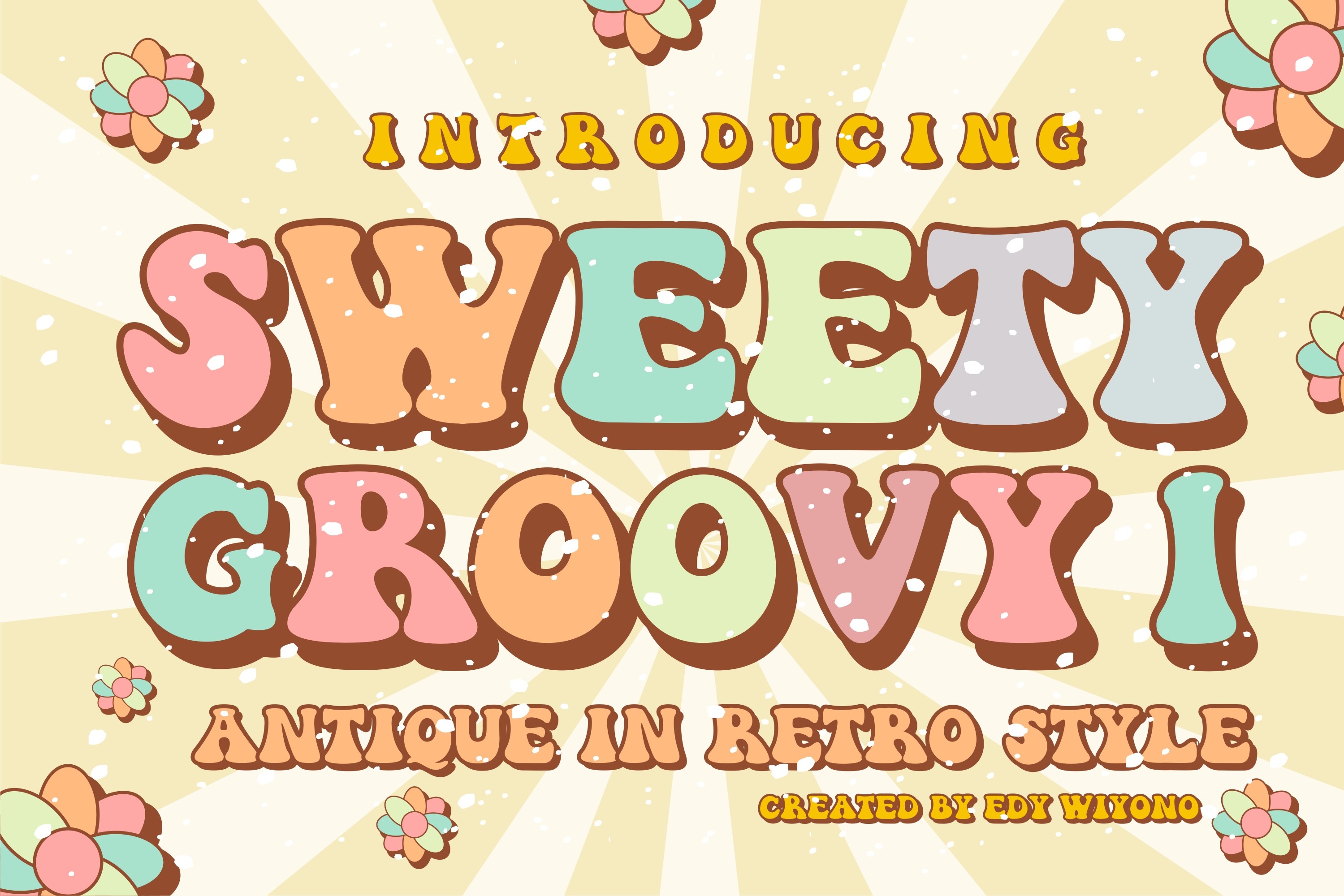 Sweety Groovy Font preview