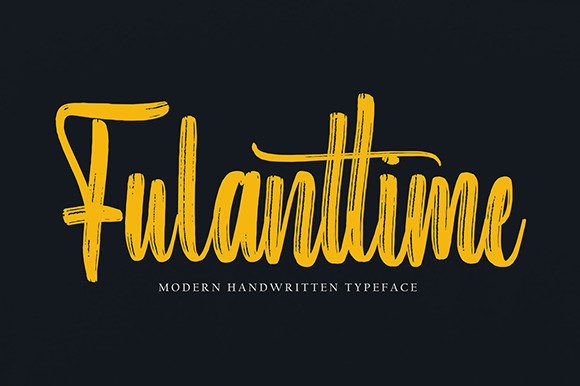 Fulanttime Font preview