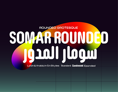 Somar Rounded Condensed Medium Condensed Italic Font preview