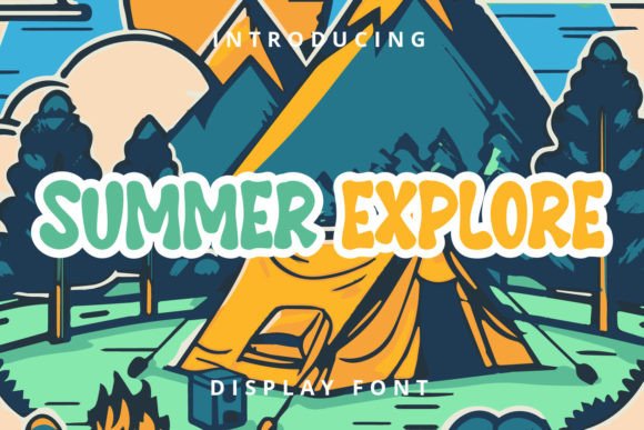 Summer Explore Regular Font preview