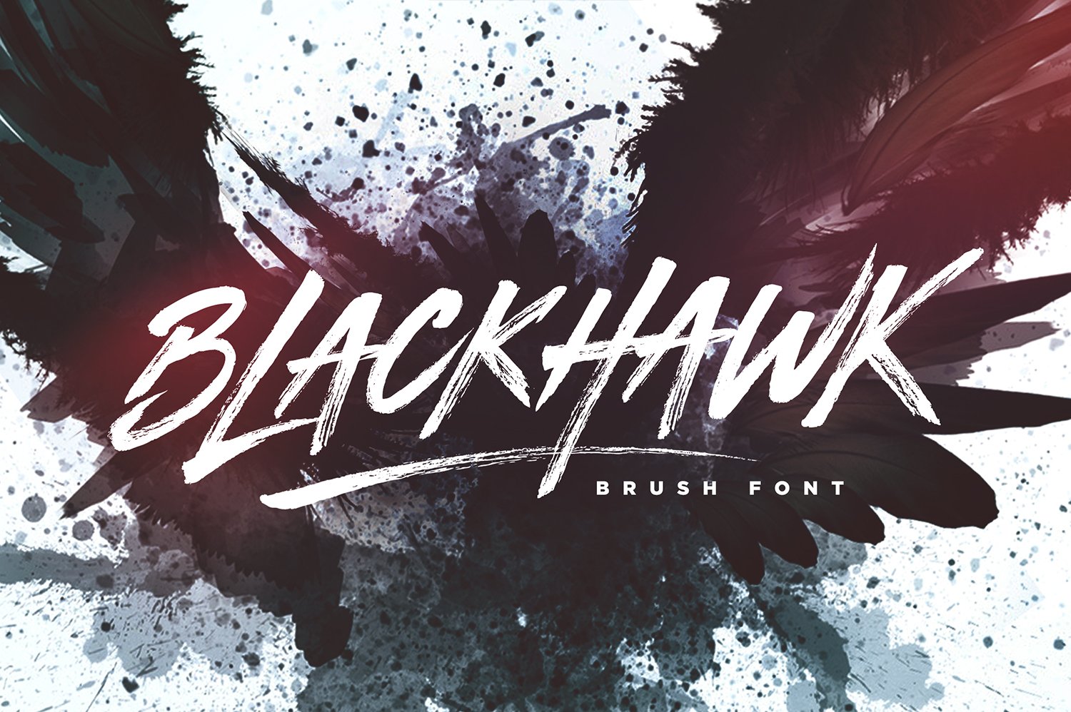 Black Hawk Regular Font preview