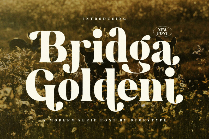 Bridga Goldeni Font preview