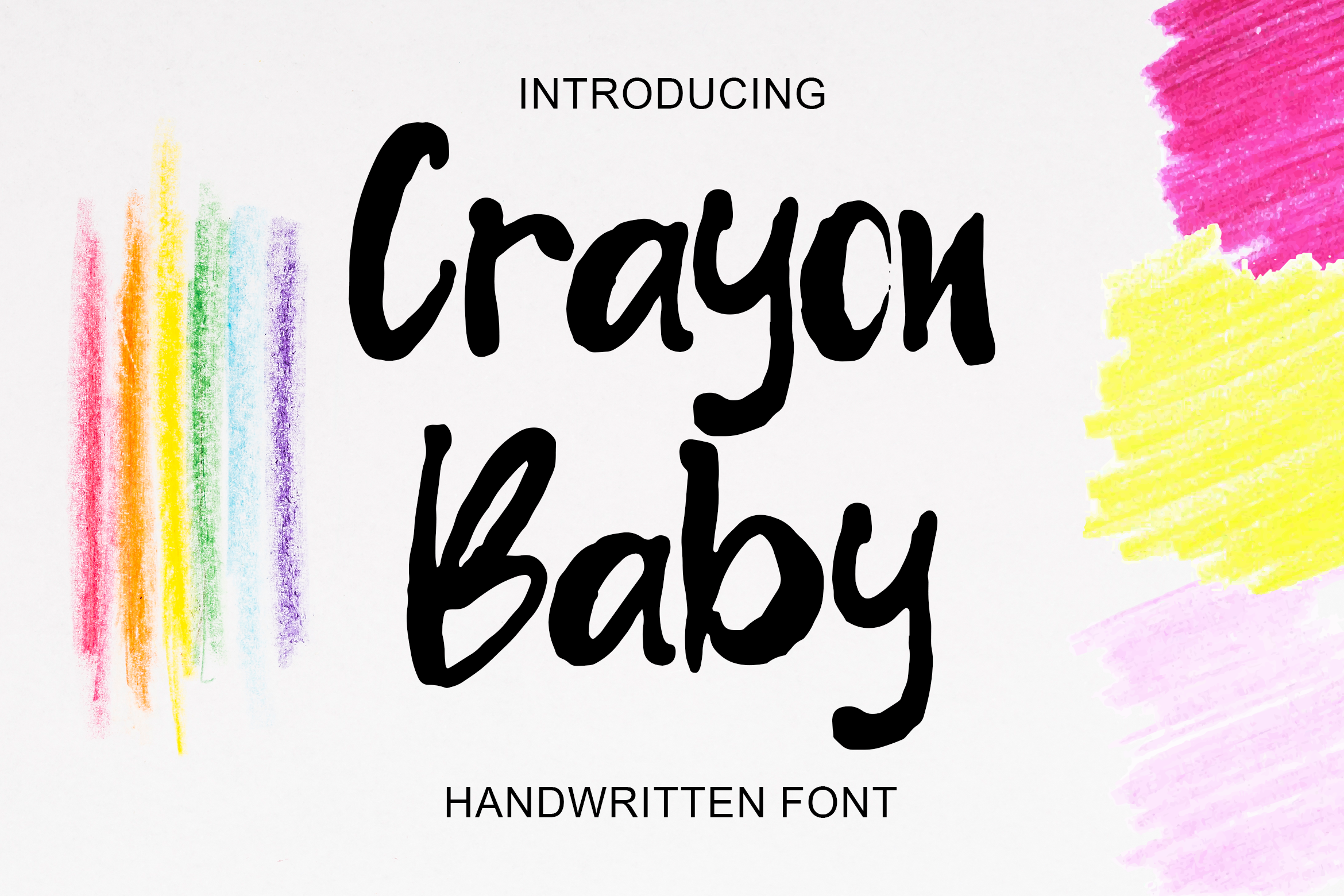 Crayon Baby Italic Font preview
