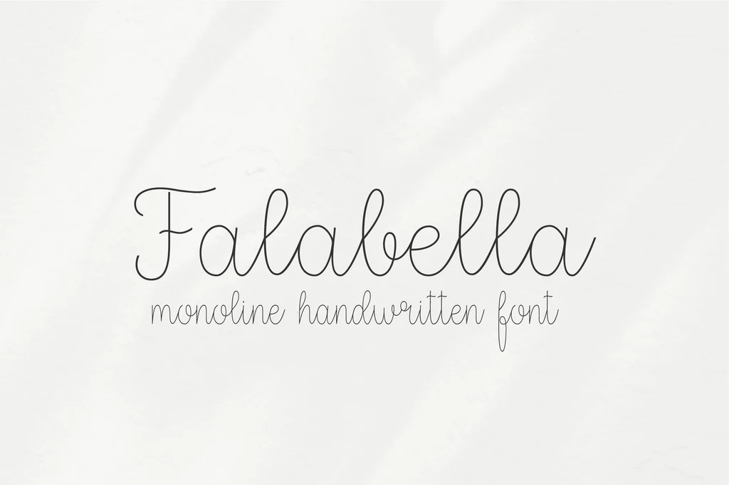 Falabella Font preview