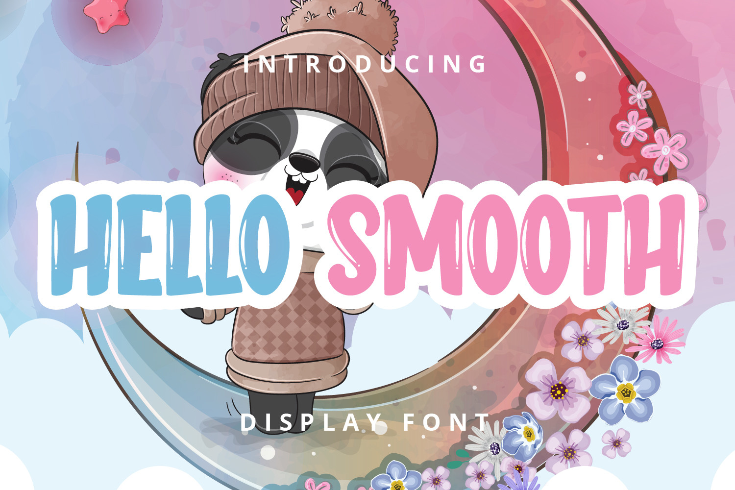 Hello Smooth Regular Font preview