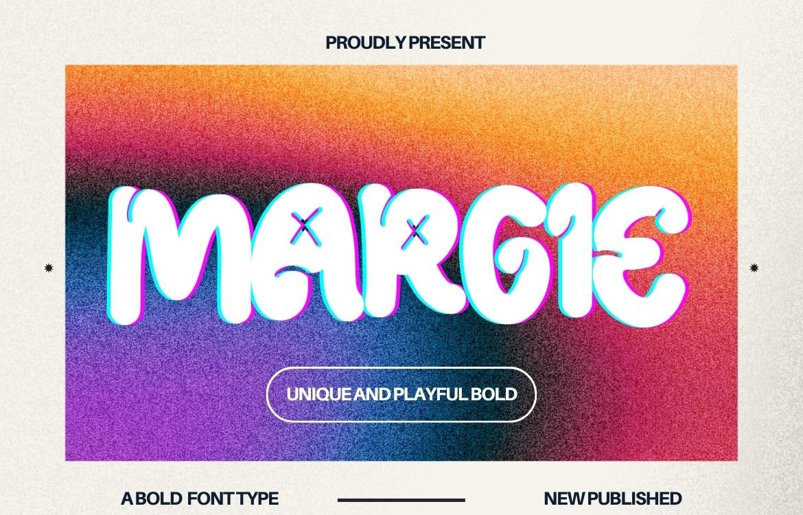 Margie Regular Font preview