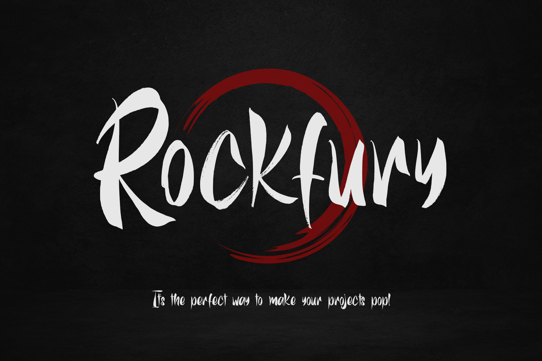 Rockfury Font preview