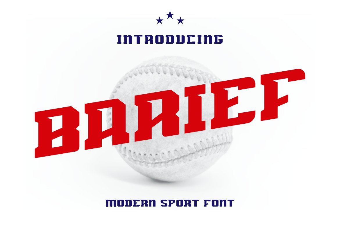 Barief Font preview