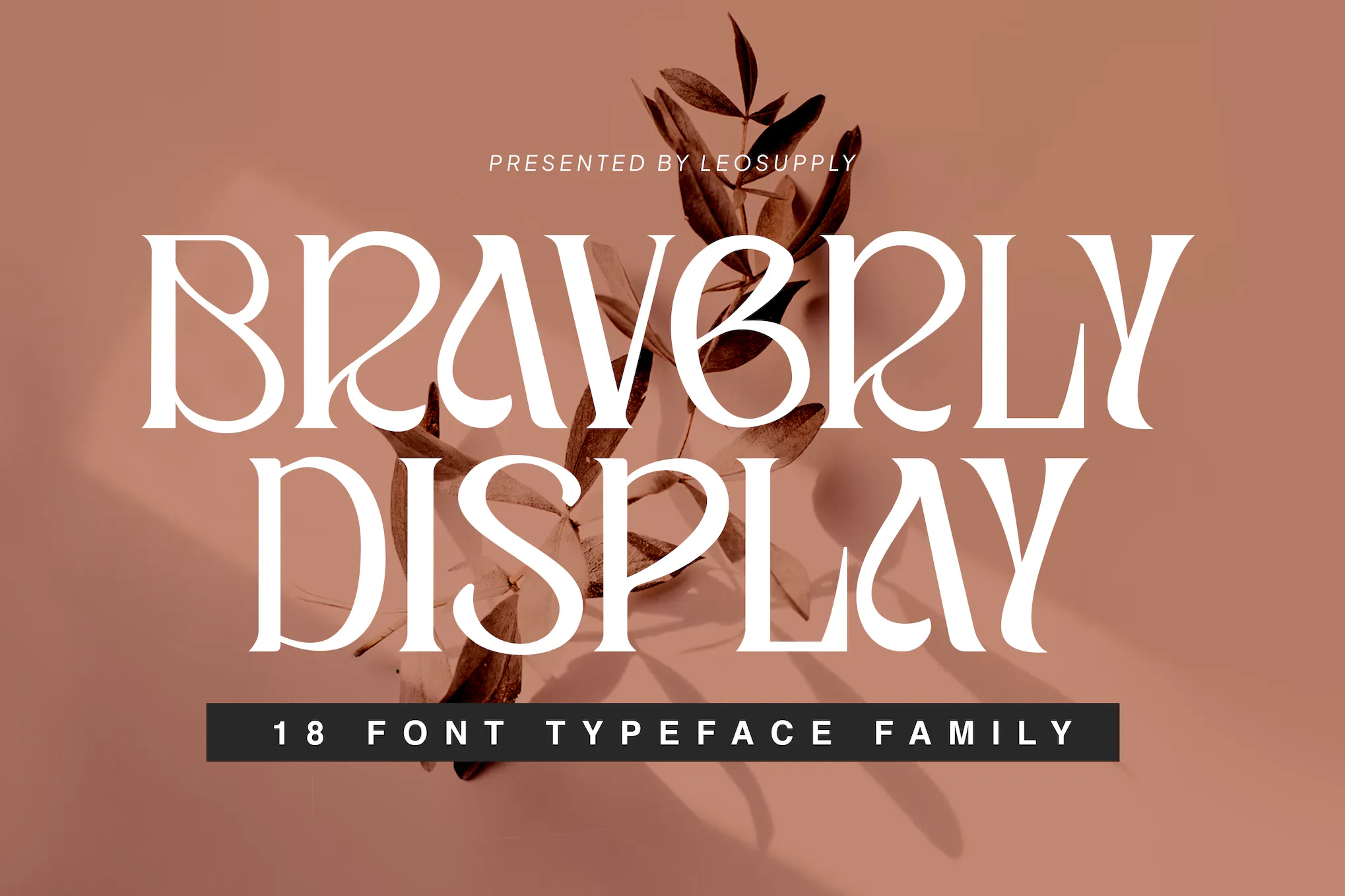 Braverly Display Font preview