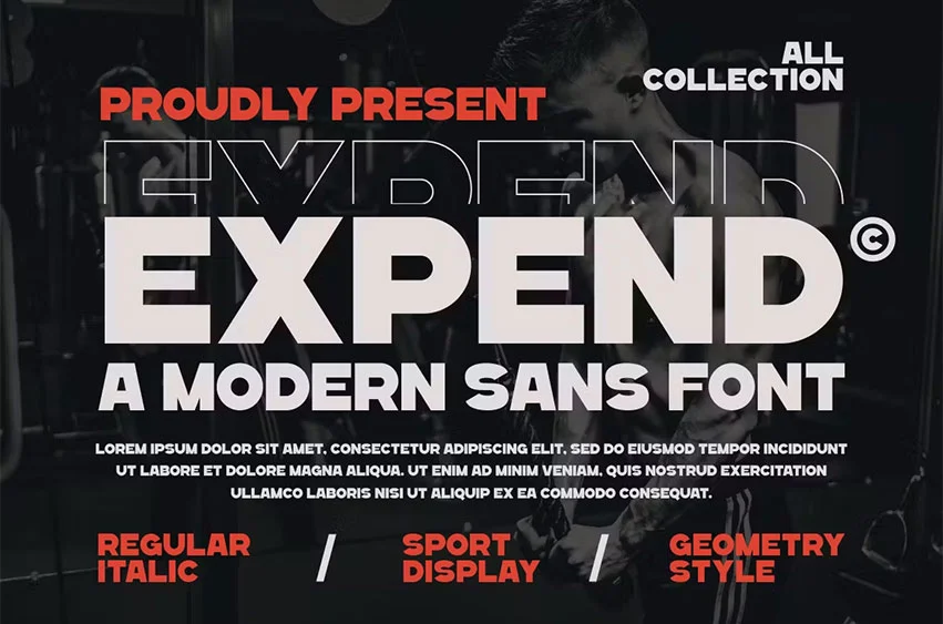 Expend Font preview
