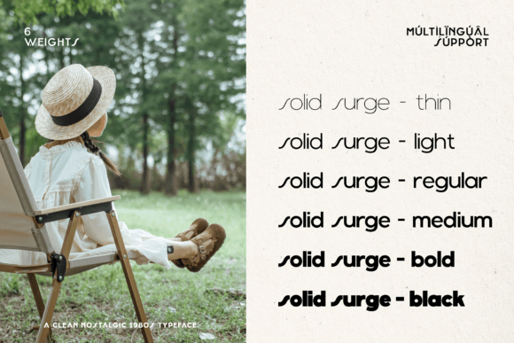 Solid Surge Extruded Regular Font preview