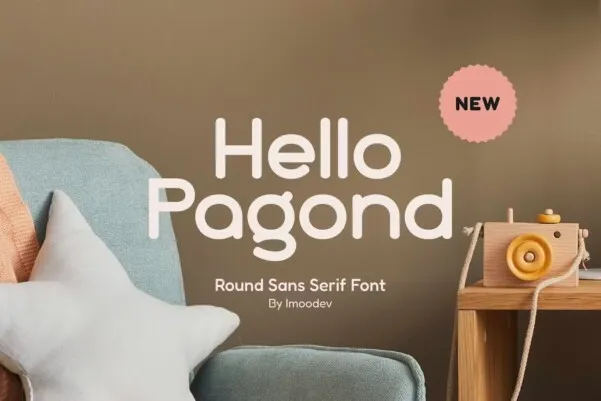 Hello Pagon Regular Font preview