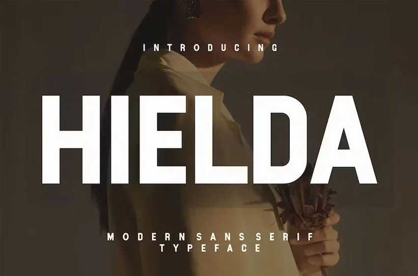 HIELDA Regular Font preview