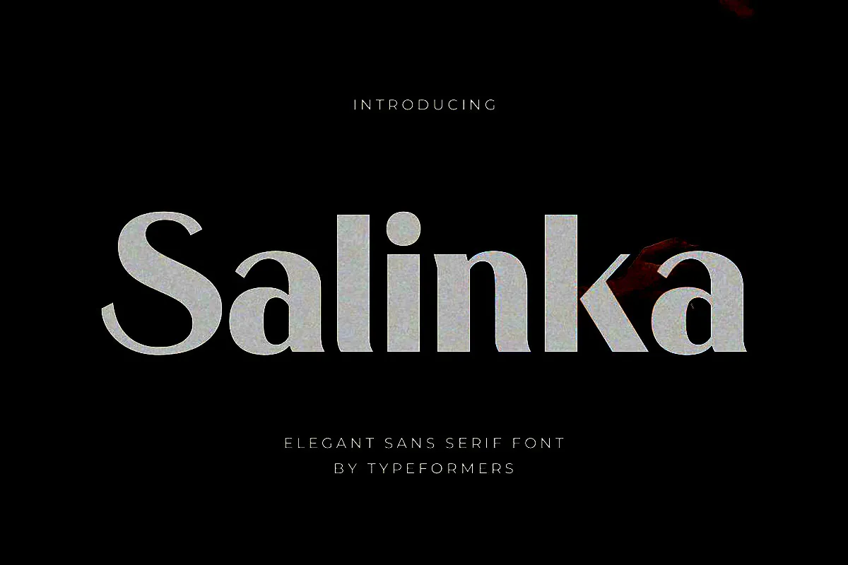 Salinka Regular Font preview
