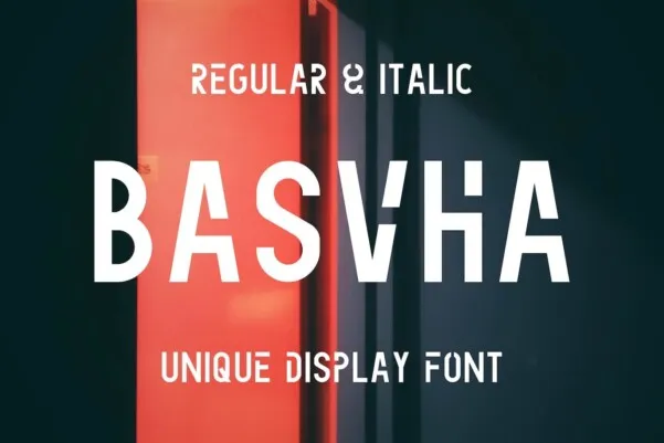 Basvha Regular Font preview