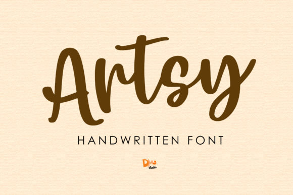 Artsy Font preview
