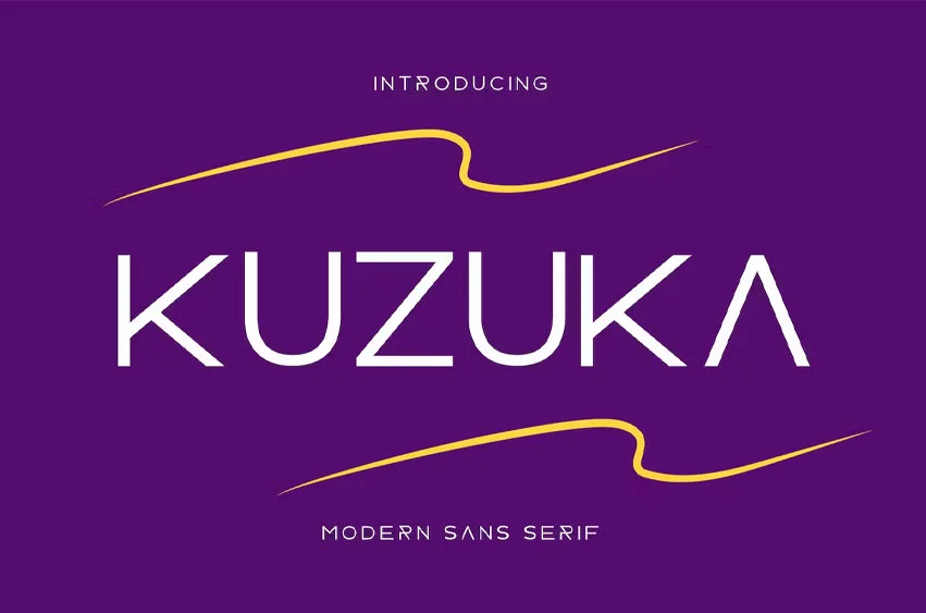 Kuzuka Regular Font preview