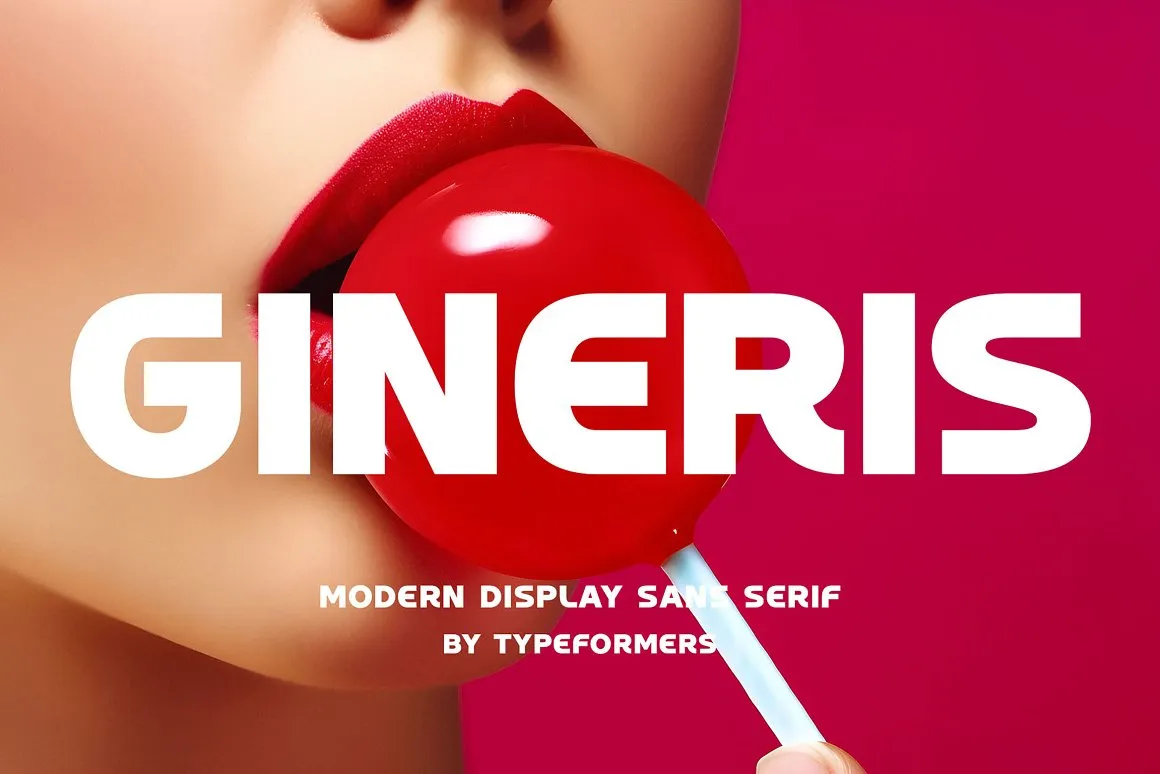 Gineris Font preview