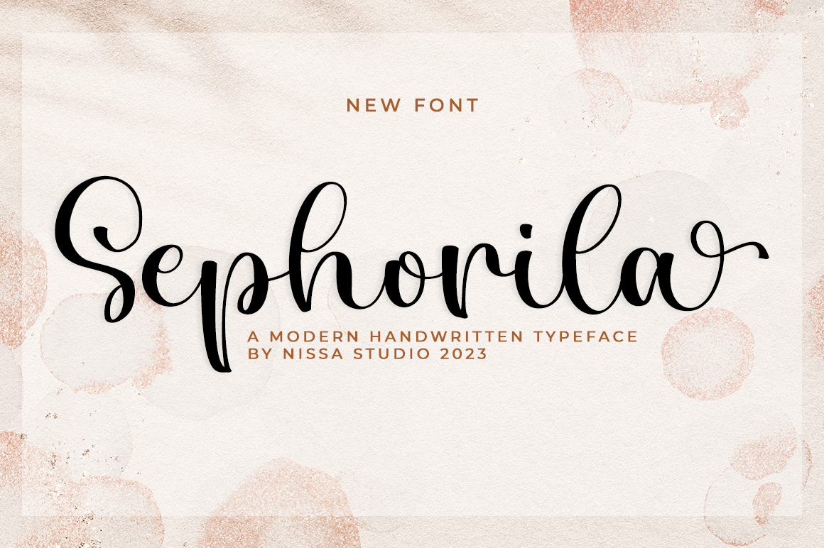 Sephorila Regular Font preview