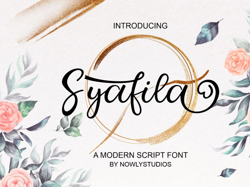 Syafila Font preview