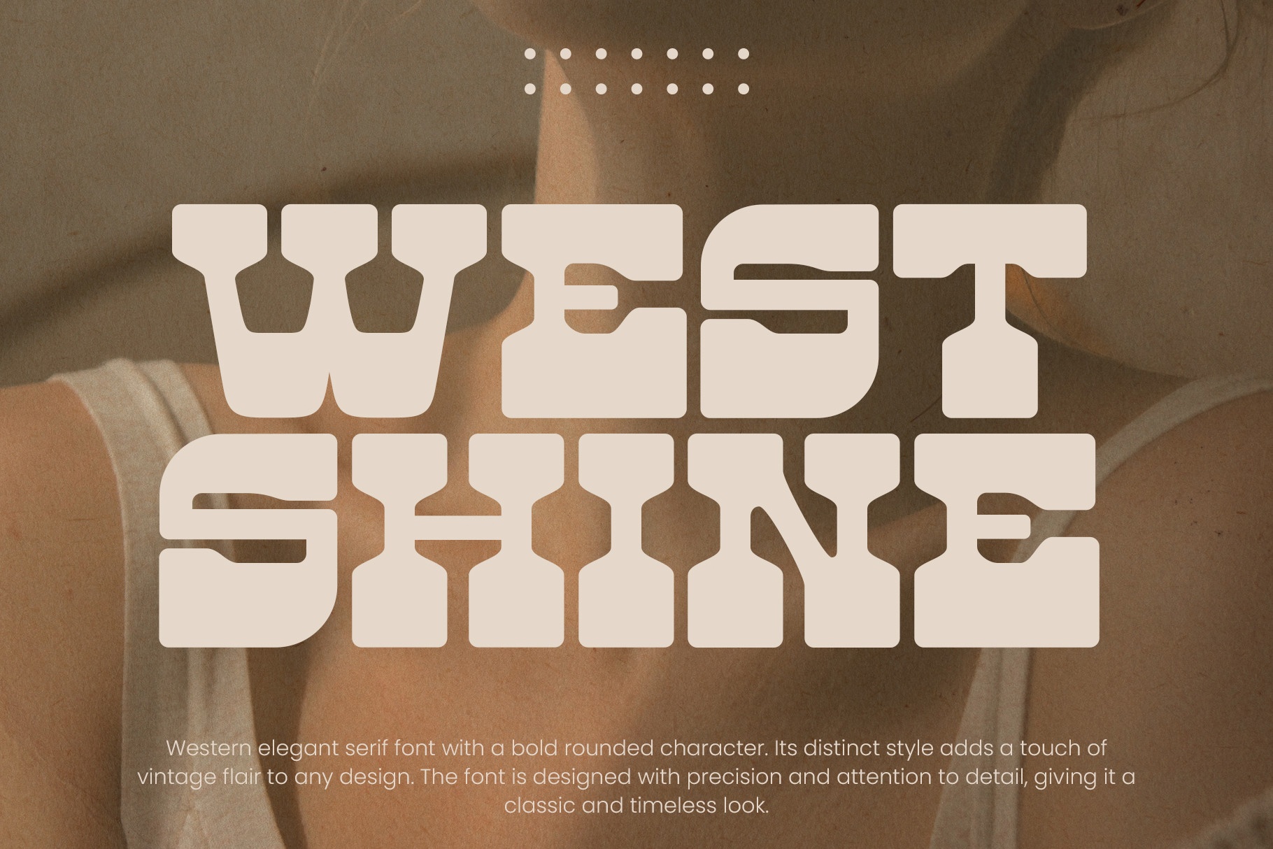 West Shine Font preview
