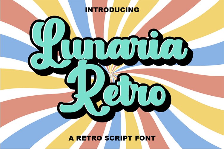 Lunaria Retro Font preview