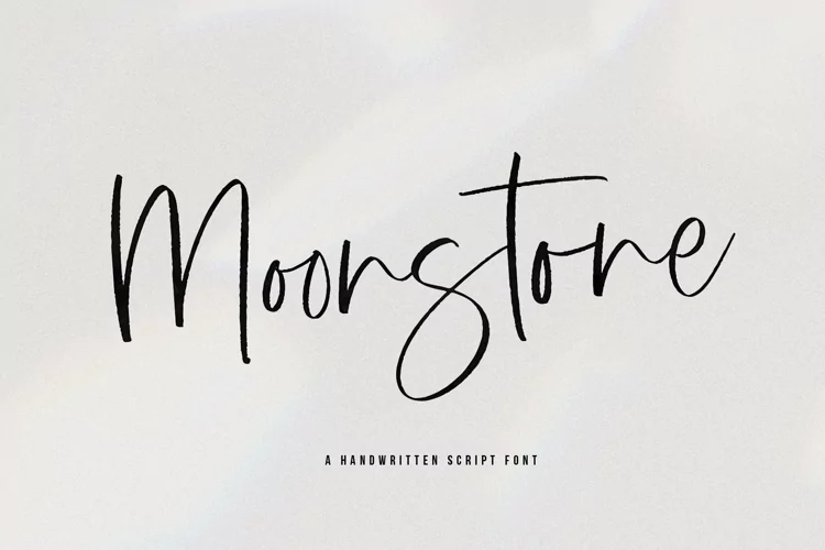 MoonStone Font preview