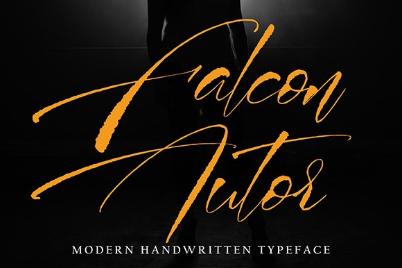 Falcon Autor Font preview