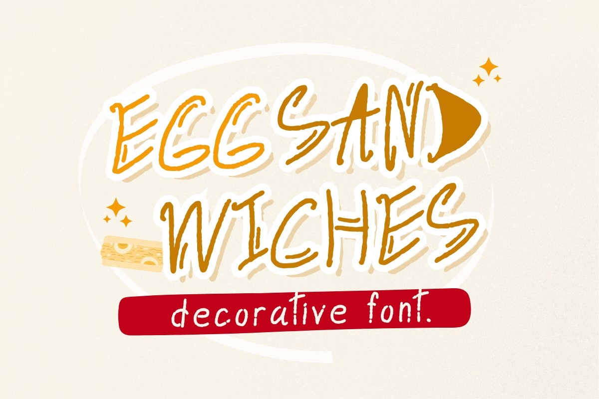Egg Sandwiches Regular Font preview