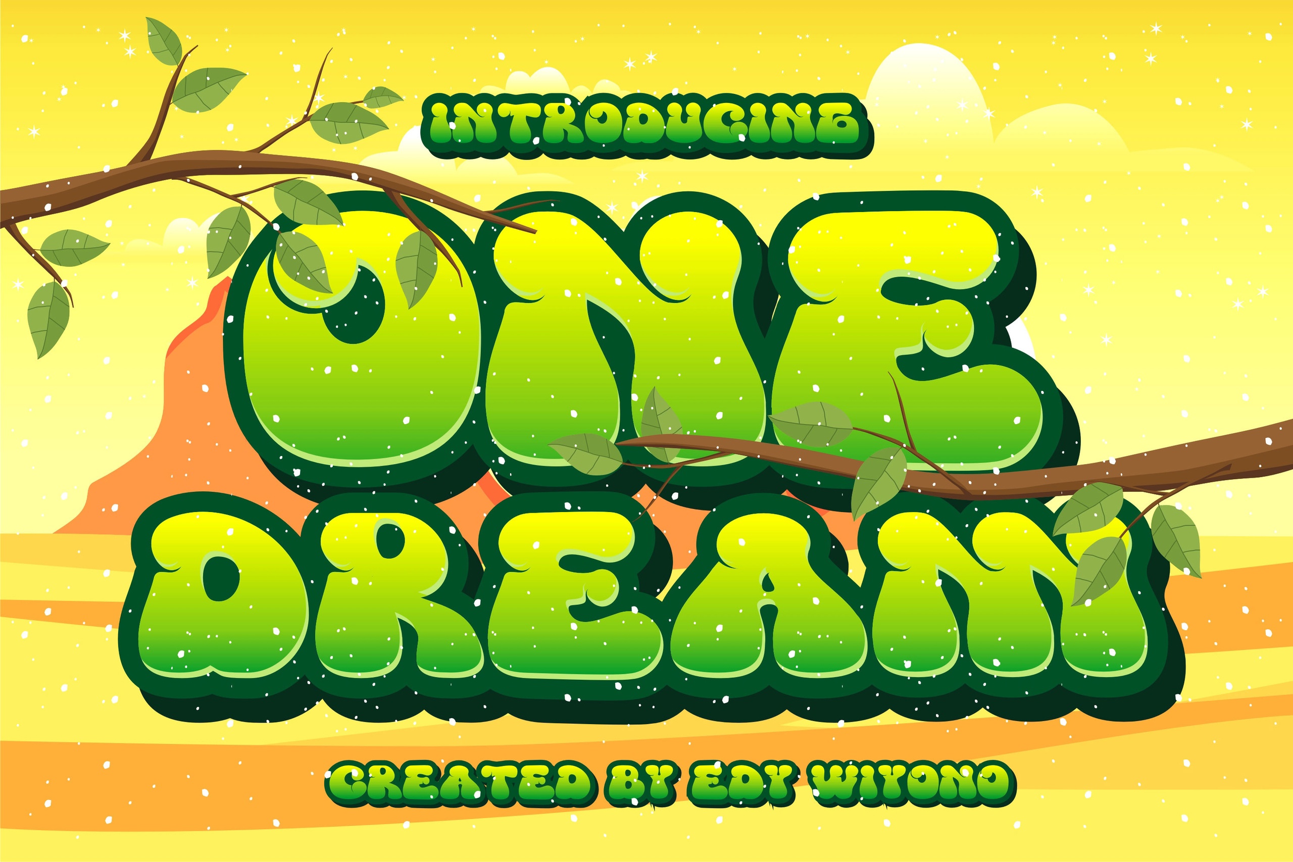 One Dream Font preview