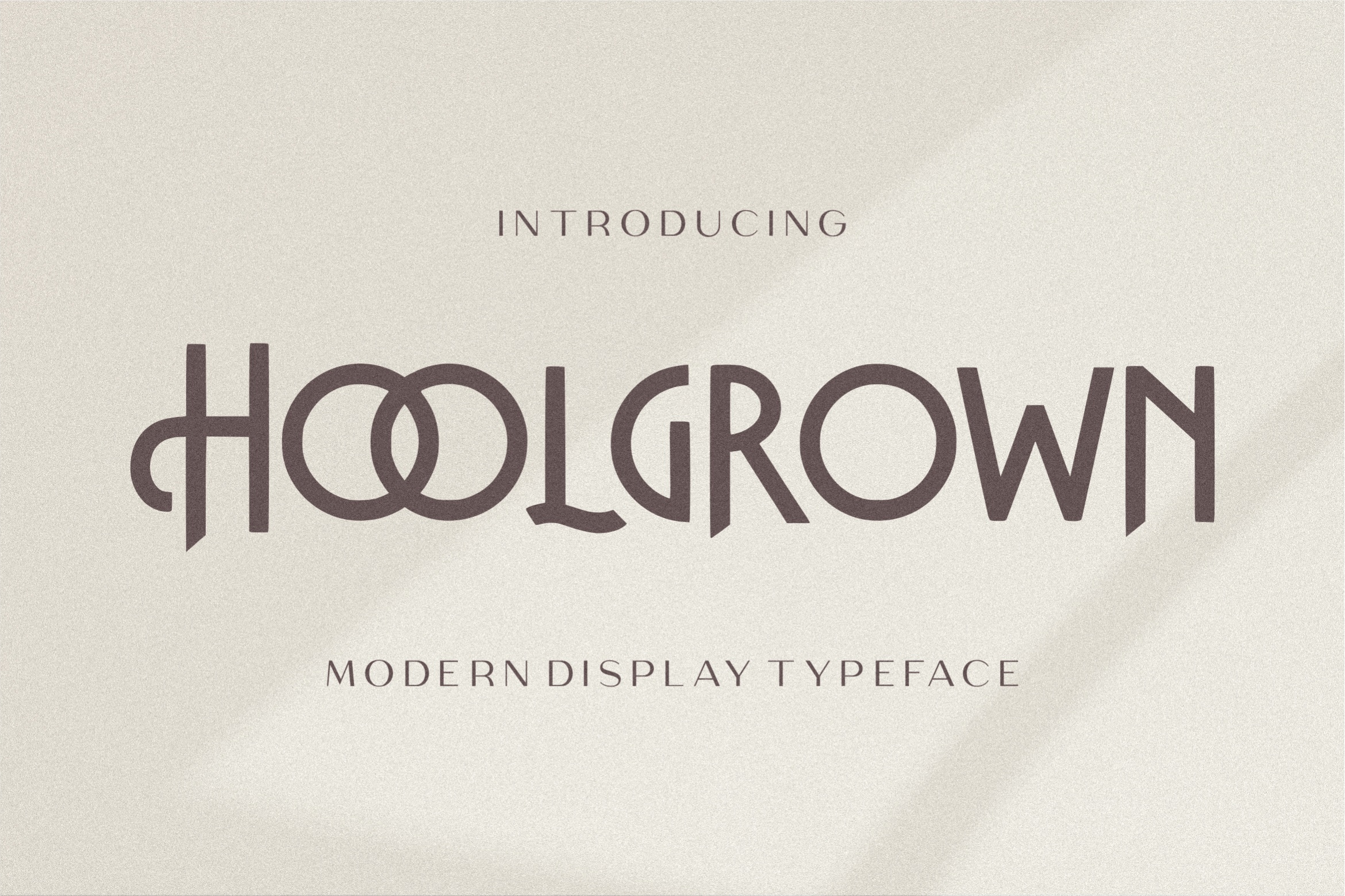 Hoolgrown Regular Font preview