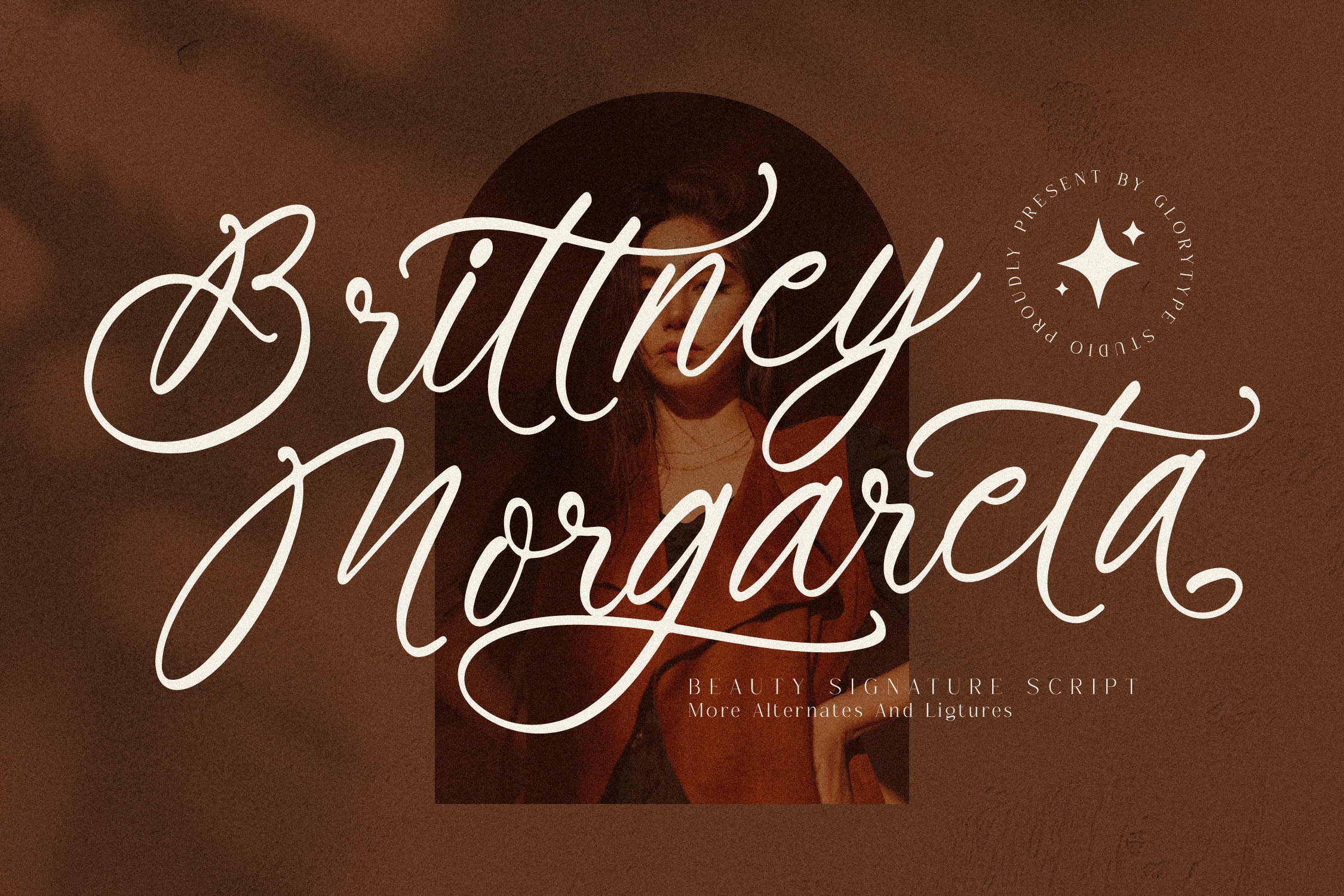 Brittney Morgareta Regular Font preview