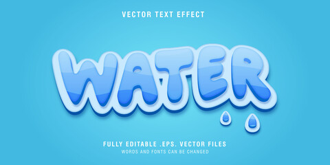 Water Font preview