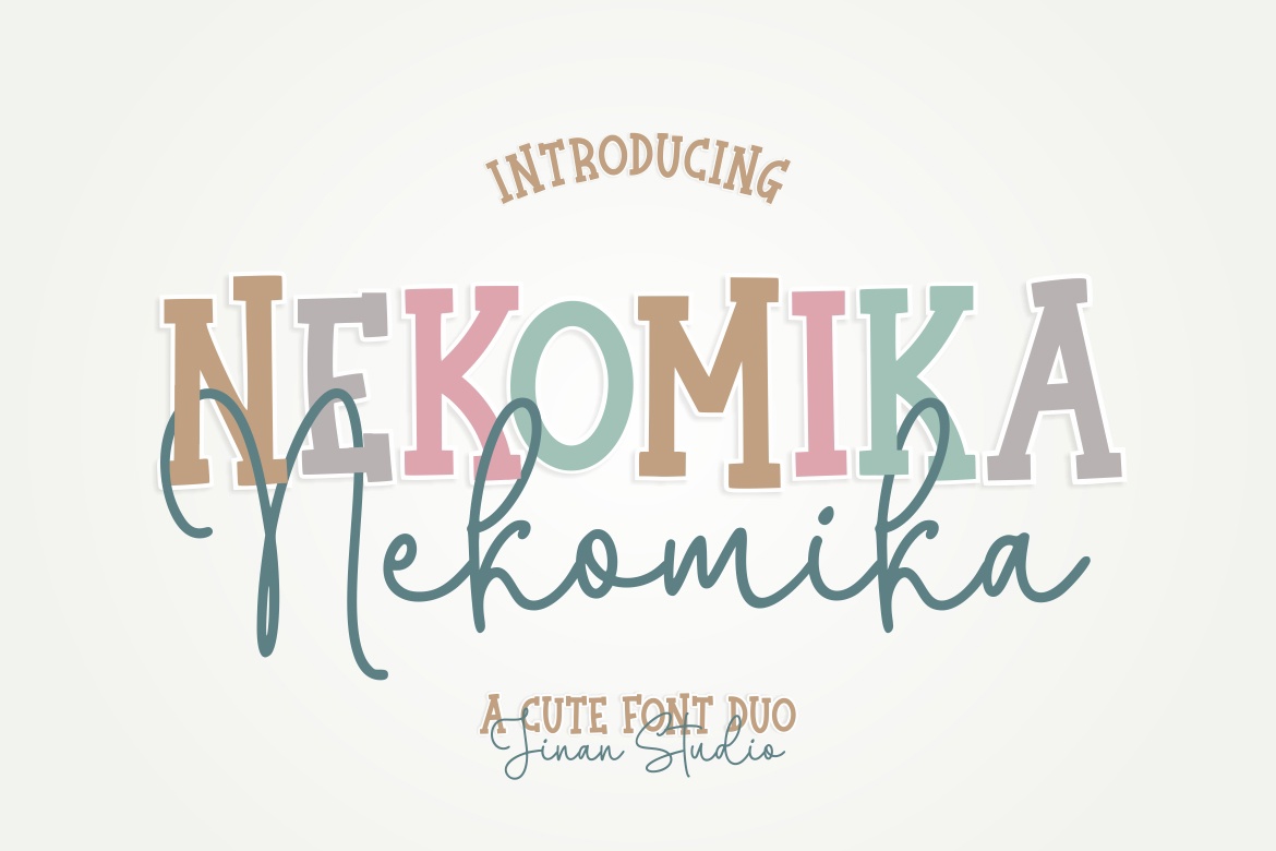 Nekomika Slab Font preview