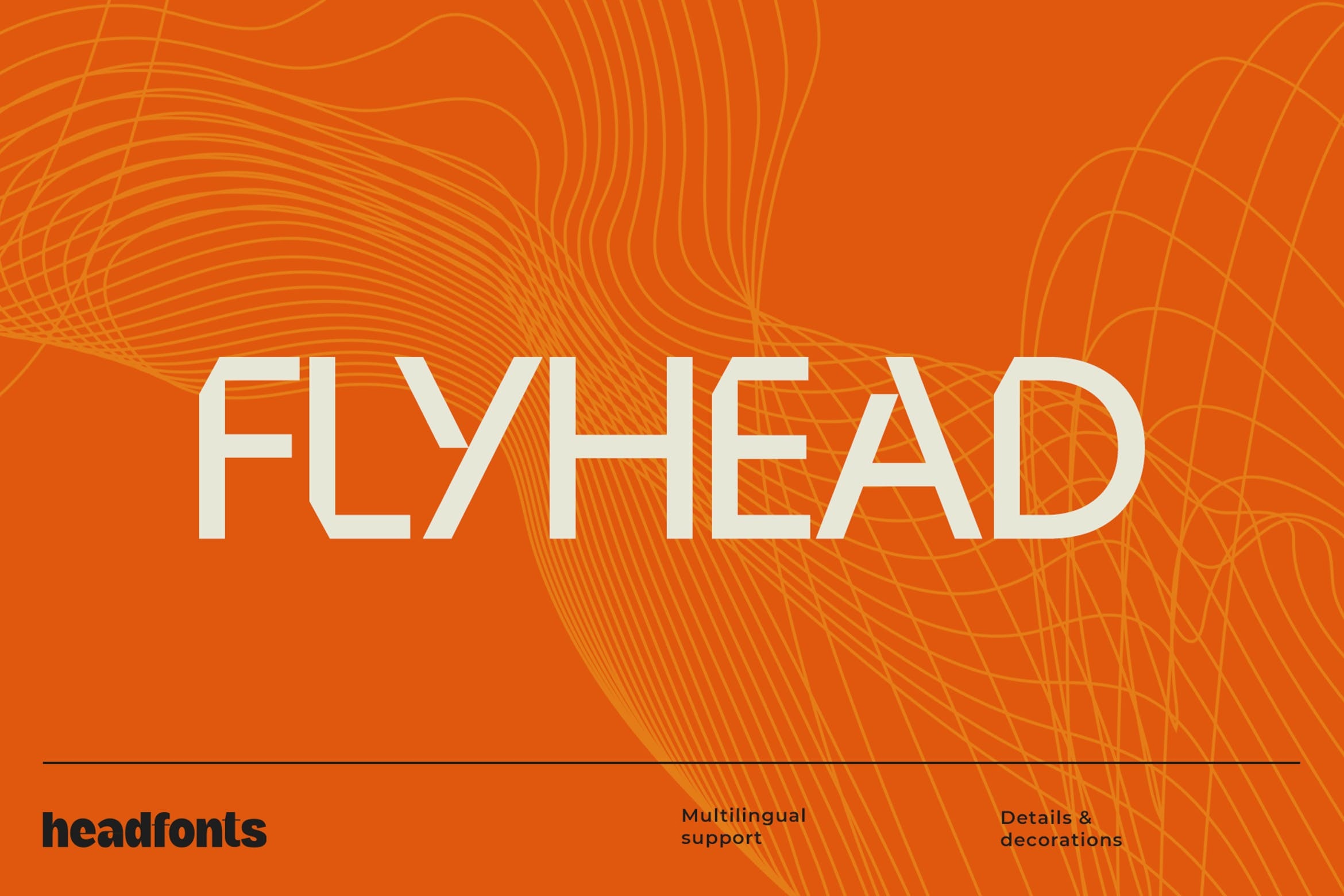 Flyhead Light Font preview