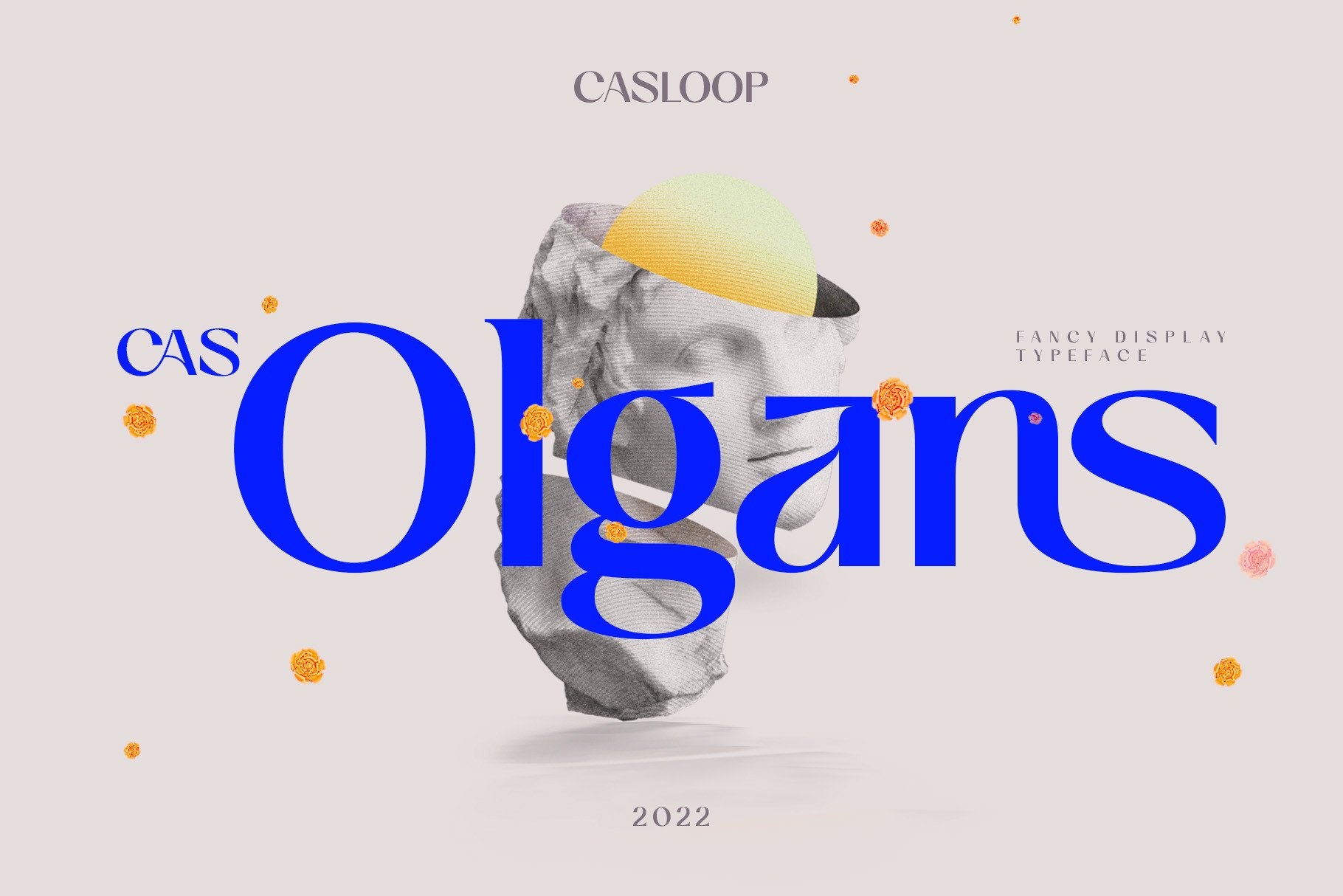 Cas Olgans Regular Font preview