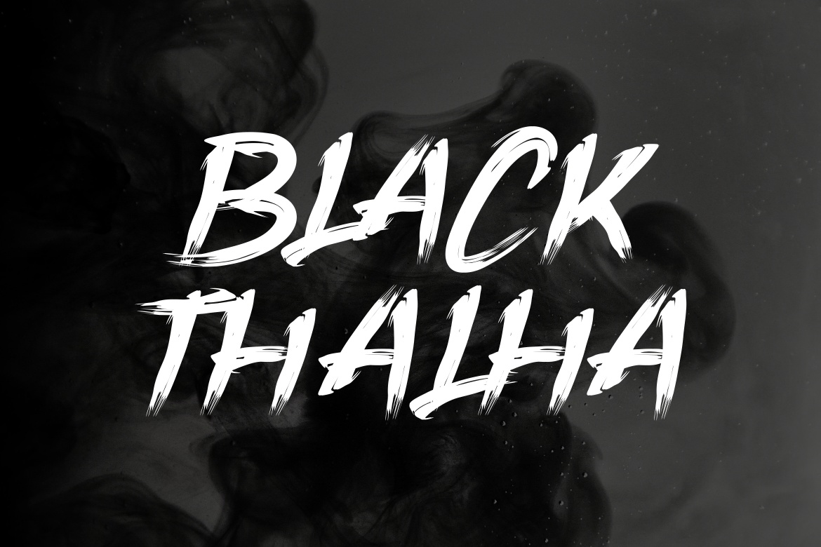 Black Thalha Font preview