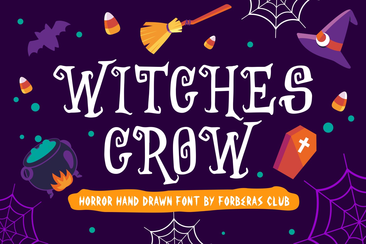 Witches Crow Regular Font preview