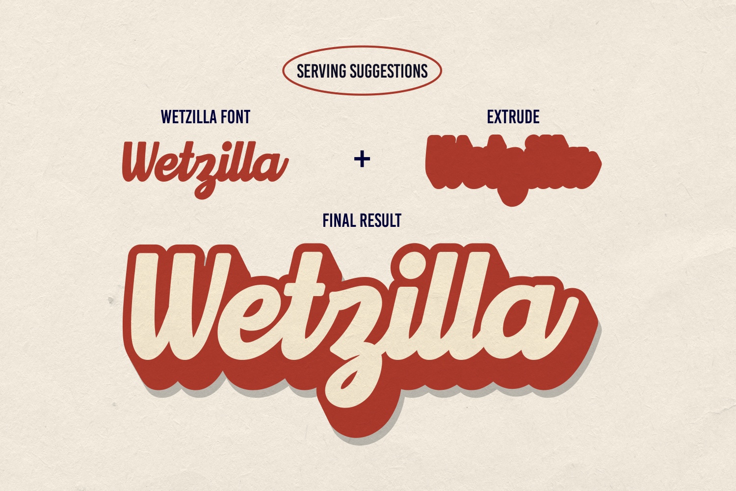 Wetzilla Regular Font preview