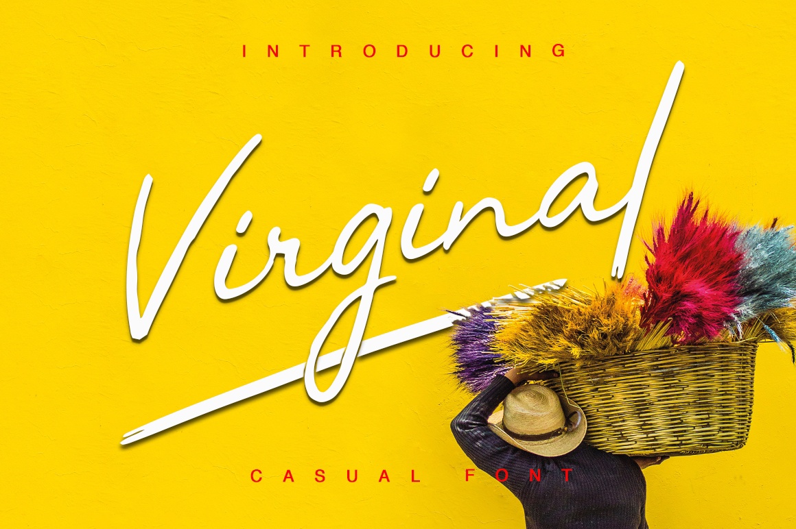 Virginal Font preview