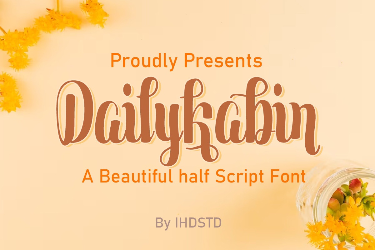 Dailykabin Font preview