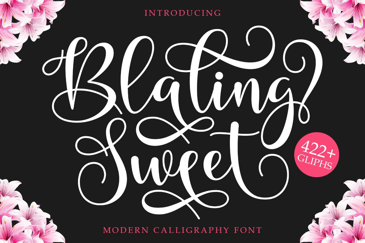 Blaling Sweet Font preview