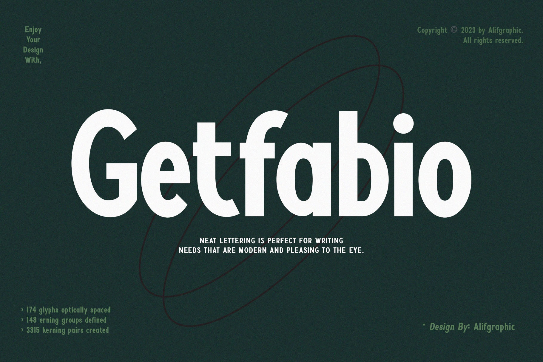 Getfabio Font preview